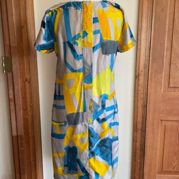 SEE BY CHLOE Vintage Silk Short Sleeve Mini Sheath Dress - Picture 5 of 17